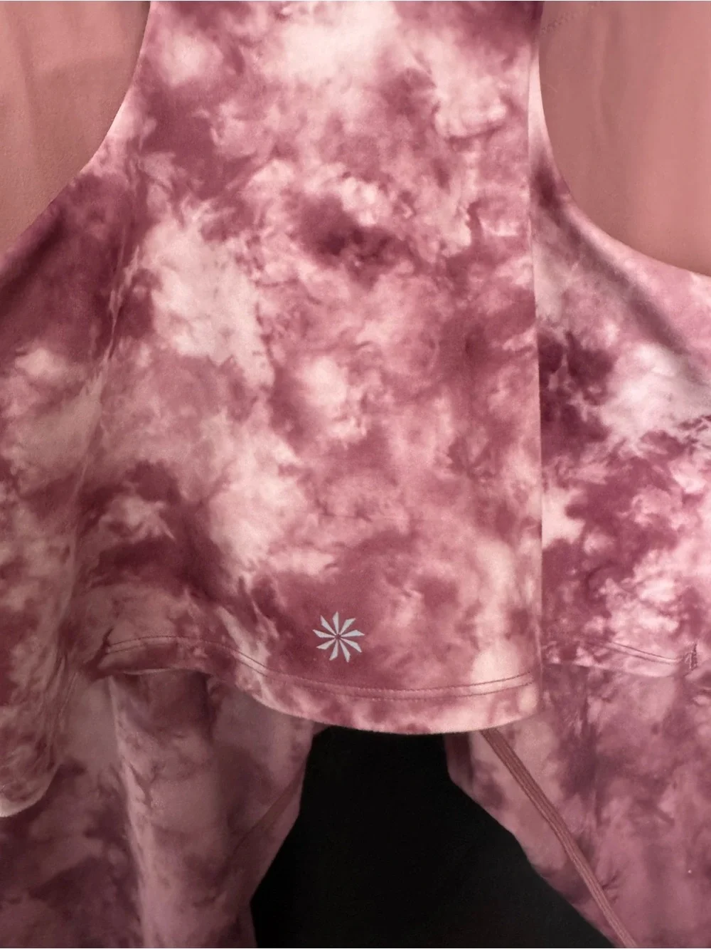 Athleta matching set Tie-Dye Two-Piece Active Set - Mauve/Pink
